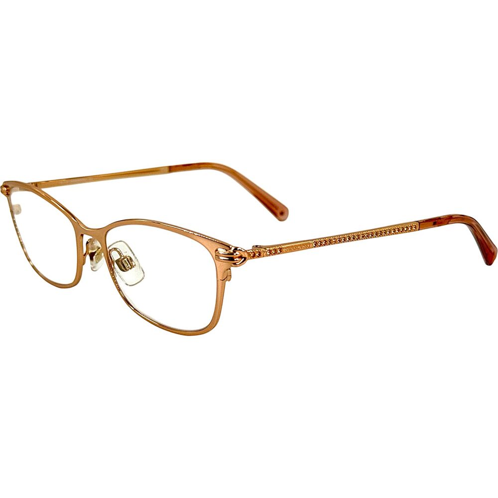 Swarovski SK5318 Womens Metal Eyeglass Frame 028 Shiny Rose Gold 51-16